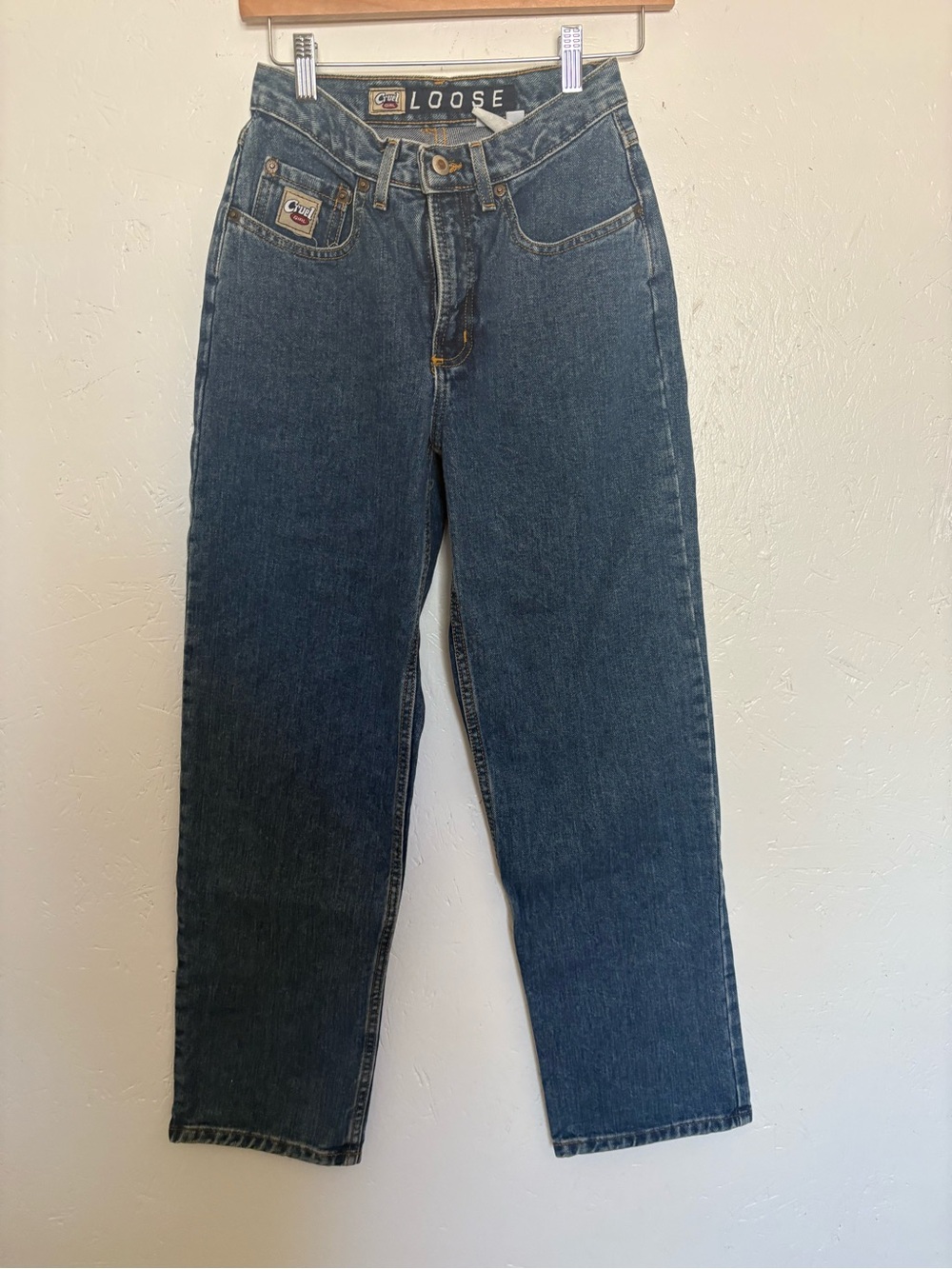 Cruel Girl Relaxed Dark Blue Women's Jeans - Loose Fit Sz 1